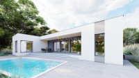 Briševo – prizemna kuća u novogradnji s bazenom