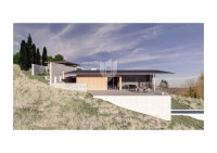 Buje, Krasica, zemljište 2.000 m² sa otvorenim pogledom i projektom!