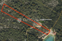 Čara, uvala Žitna, atraktivna parcela prvi red uz more u zoni T2, 7.38