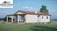 Dream Home niskoenergetska montažna kuća prizemnica Klara, 105 m2