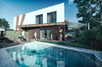 Energetski učinkovita moderna oaza u Ninu s bazenom i saunom, stan A3