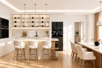 Grad Cres, Centar, luksuzan trosoban stan 115 m² s pogledom na more, o