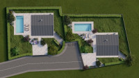 Građevinska dozvola,doprinosi u cijeni! 2 x Villa s bazenom, 2 x 150BR