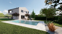Građevinska dozvola,doprinosi u cijeni! Villa s bazenom, 150BRP!