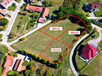 Građevinsko zemljište-Starigrad, Koprivnica-987m², 932m², 791m²