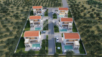 Projekt Rtina, za 6 vila s bazenom,pogled na more - Rtina