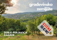 Građevinsko zemljište, Dubje - Perjavica, Zagreb, 1115 m2