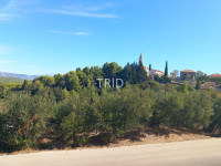 Građevinsko zemljište Hvar, Dol – 874 m², pogled na more, 90.000 €