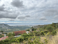 Građevno zemljište s pogledom na more i otoke, Klis, 1387 m2