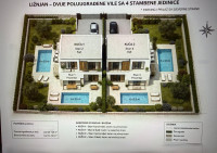 Građevinsko zemljište Ližnjan Pula 1032 m2 atraktivno za dvije vile