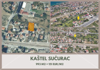 Građevinsko zemljište, M1 zona ispod magistrale, 993 m2,Kaštel Sućurac