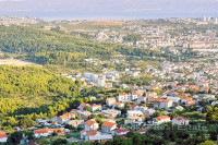 Građevinsko zemljište s otvorenim pogled na more i Split