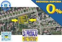 GRAĐEVINSKO ZEMLJIŠTE POVRŠINE 1500m2! FRONTA 42m2! ČEPIN! UL.A.ŠENOE!