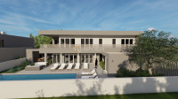 Građevinsko zemljište s projektom za izgradnju vile, 695 m2,  Zaton