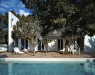 Ibiza, Cala Vadella, villa s bazenom, pogled na Sredozemno more