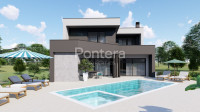 ISTRA, BARBAN – roh-bau kuća s bazenom i plaćenim priključcima
