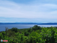 ISTRA, DRENJE, GRAĐEVINSKO ZEMLJIŠTE SA FANTASTIČNIM POGLEDOM NA MORE