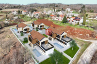 Istra-Gračišće-zemljiste površine 10.556 m2 s projektom za gradnju 4 v