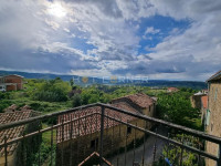 Istra, Grimalda, kamena kuća u nizu 120m2 s panoramskim pogledom