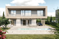 Istra, Kaštelir, građevinsko zemljište 809m2 s projektom i pravomoćnom