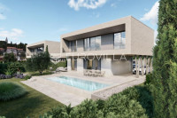 Istra, Kaštelir, građevinsko zemljište 809m2 s projektom i pravomoćnom