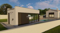 Istra,Kršan prekrasna prizemnica za odmor s bazenom