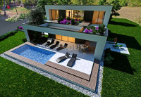ISTRA, LABIN - Kuća modernog dizajna s bazenom