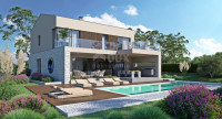 ISTRA, LABIN - Suvremeno dizajnirana kuća s bazenom