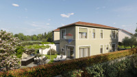ISTRA, NOVIGRAD – Dvojna obiteljska kuća u novogradnji, 135 m²