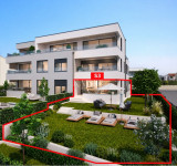 Istra, Novigrad - stan u prizemlju 2S+DB i vrt (S3)