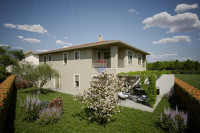 ISTRA, NOVIGRAD – STAN U PRIZEMLJU NOVOGRADNJE 75 m² + 200 m² OKUĆNICE