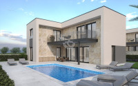 Istra, Peroj,  Građevinsko zemljište 620 m2 sa projektom, pogled na Mo