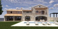 ISTRA - POREČ - KAMENA REKONSTRUIRANA ISTARSKA VILLA NA 1630m2 PARCELE