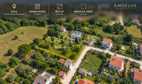 Istra, Pula -  građevinsko zemljište 854 m² na mirnoj lokaciji