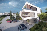 Istra, Pula, moderan penthouse u novogradnji s parkingom i ostavom