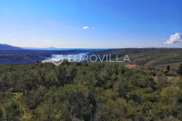 Istra, Puntera, Građevinsko zemljište 1049 m² s otvorenim pogledom na
