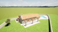 Istra, Umag,  okolica, - moderna kamena kuća s bazenom u novogradnji!!