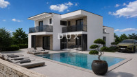 Istra, Višnjan, vila, 173,16 m2, roh-bau, moderna, bazen