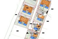 Istra, Vodnjan, projekt građevinskog zemljišta za 8 villa - 8200m2, po
