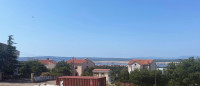 Jadranovo - građevinski teren sa dozvolom, pogled na more