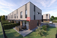 Jastrebarsko-moderna 4S kuća u nizu sa vrtom,parkingom&solarnom elektr