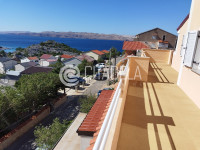 Karlobag, Ribarica - dvosoban apartman s pogledom na more, 82 m2