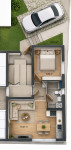 Kaštel Gomilica, 36 m2 + vrt -Početak gradnje