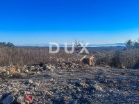 KLANA, ŠKALNICA - Građevinsko zemljište s pogledom na more. PRILIKA ZA