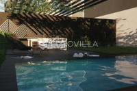 Kostrena, Sveta Lucija, luksuzna dvojna kuća s bazenom i pogledom na m