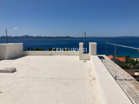 Kožino, trosobni penthouse s krovnom terasom, panoramski pogled na mor