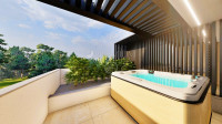 Krk, impozantan apartman u novogradnji, 450m od mora!
