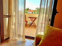 Krk, Malinska - jednosoban stan, pogled na more