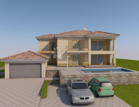 KRK-uređena parcela , građevinskom dozvolom i plaćenim komunalijama.