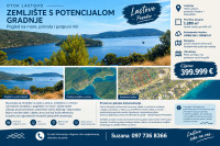 LASTOVO - građevinsko zemljište 1280 m2 - PRODAJA